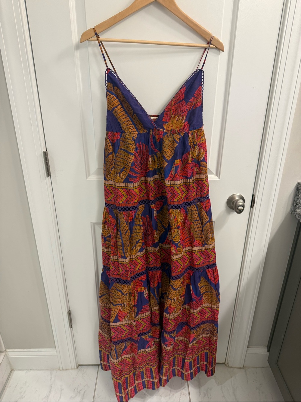 FARM Rio Forest Mosaic Maxi Dress Size XS - Picture 4 of 9